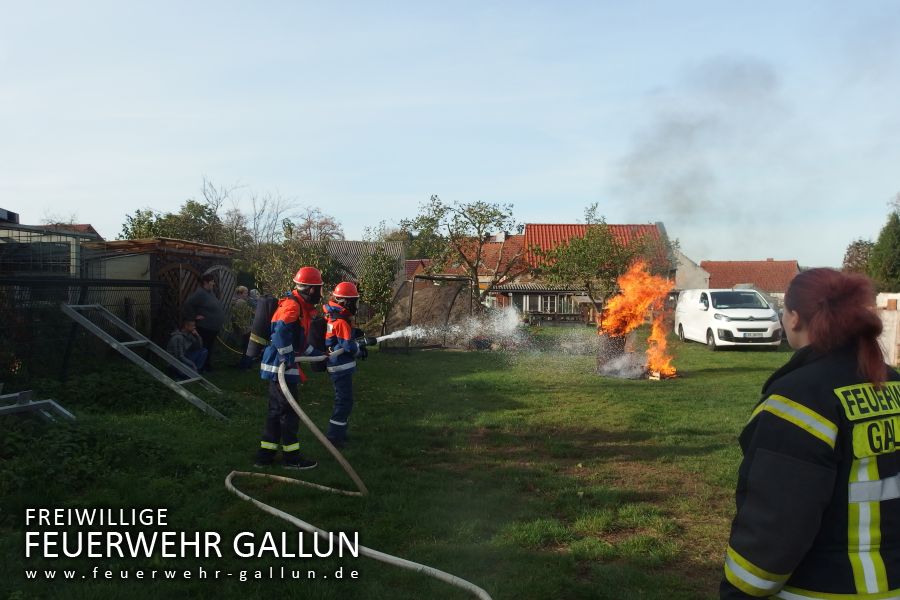 Berufsfeuerwehr-Wochenende unserer Jugendfeuerwehr